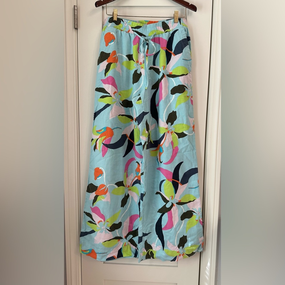 A New Day Beautiful Wide Leg Linen Pants